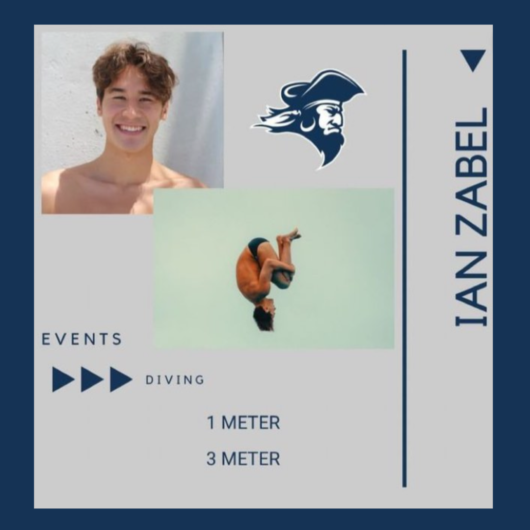 Ian Zabel to compete in the 1 Meter and 3 Meter Diving Championships